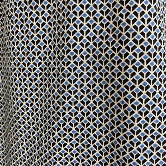 💼Mens Casual Short Sleeve Shirt by Calibrate. Geometric Pattern, Blue. XL - Picture 6 of 6